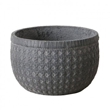 Macetero Finton Gris - Grande