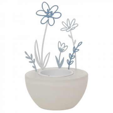 Portavelas de té Blommy II
